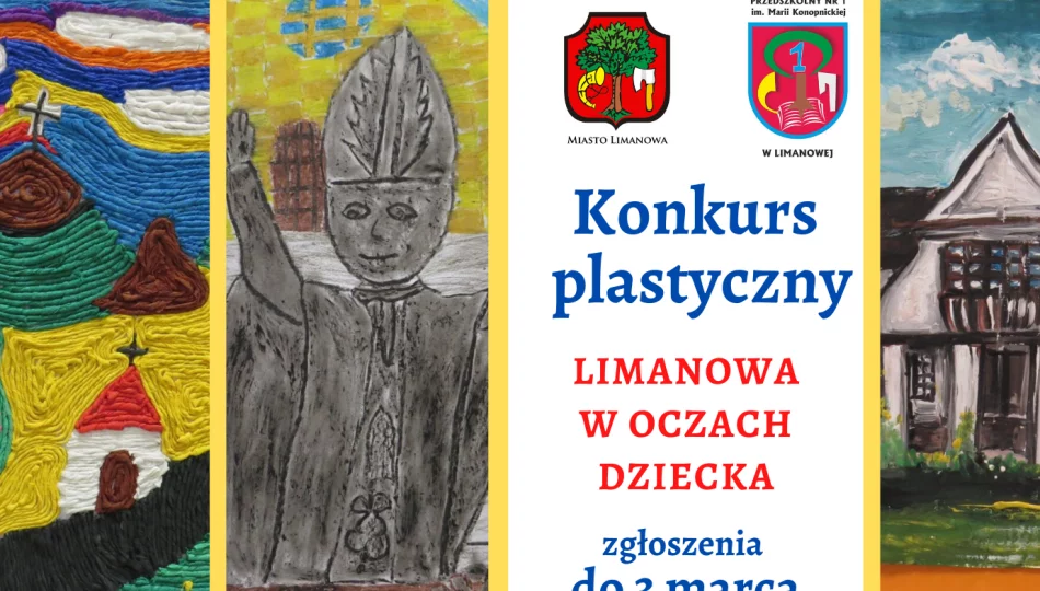 Międzyszkolny Konkurs Plastyczny „Limanowa w oczach dziecka” – zgłoszenia do 3 marca - zdjęcie 1