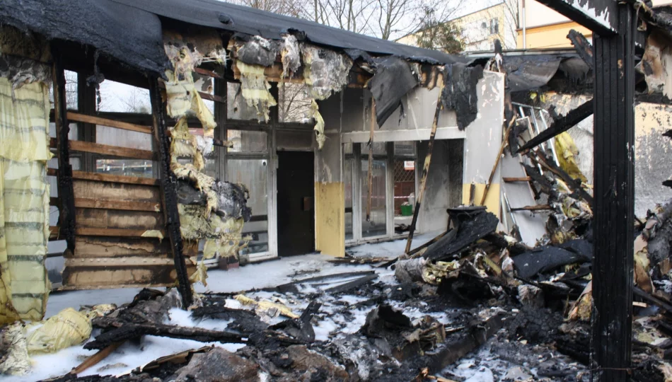 Małopolska: 44-letni bezdomny odpowie za pożar dawnego dworca PKS w Olkuszu - zdjęcie 1
