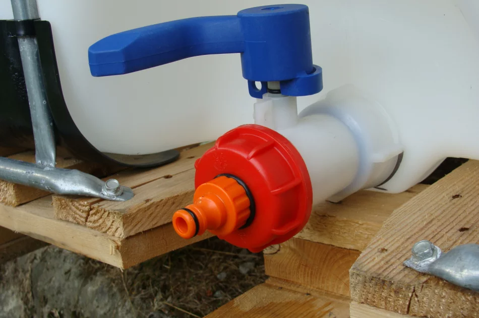 Kranik do zbiornika mauzer, 1000 l, mauser - zdjęcie 2