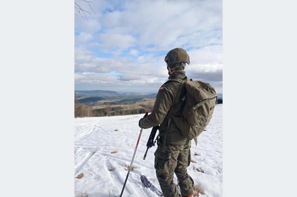 Górskie szkolenie 114 batalionu lekkiej piechoty w Limanowej - zdjęcie 4