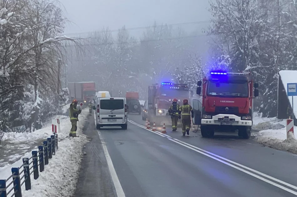 Zapalił się samochód dostawczy - zdjęcie 3