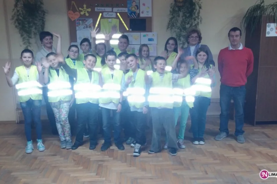 „ODBLASK” przyjacielem dzieci ze Szkoły Podstawowej w Kaninie. - zdjęcie 4