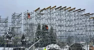 Rusztowanie i szalunki - postępuje budowa mostu - zdjęcie 3