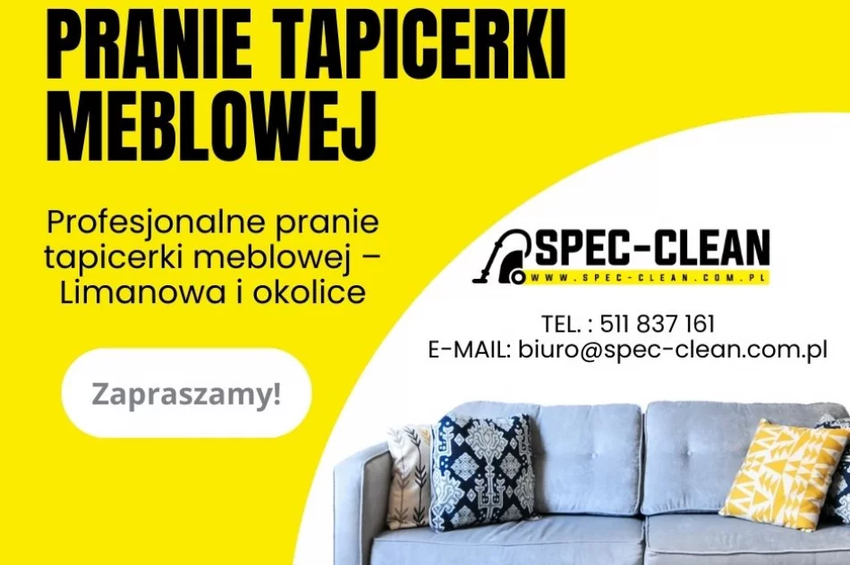 Pranie tapicerki meblowej, mebli tapicerowanych, narożnika, sofy, krzeseł, dojazd do Klienta - zdjęcie 1