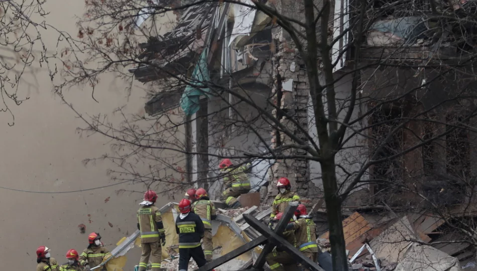 Katowice: PSP po wybuchu w kamienicy poszukuje jednej osoby - zdjęcie 1