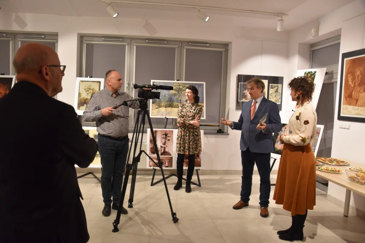 Wernisaż poświęcony pamięci i twórczości Antoniego Hybla odbył się w Miejskiej Galerii Sztuki