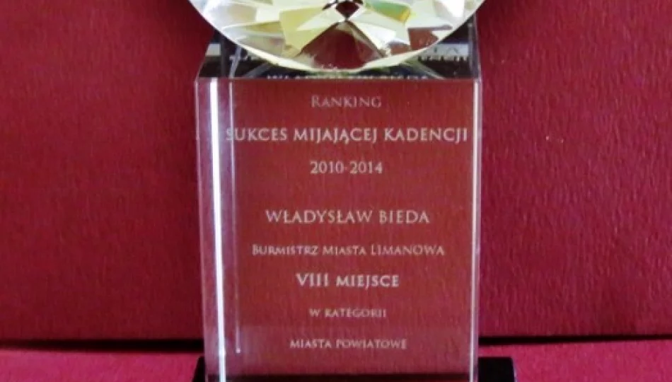 Burmistrz Władysław Bieda otrzymał „Diament Wspólnoty” - zdjęcie 1