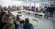 Wizyta na ogromnej budowie. Poznali realia pracy - zdjęcie 2