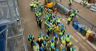Wizyta na ogromnej budowie. Poznali realia pracy - zdjęcie 3