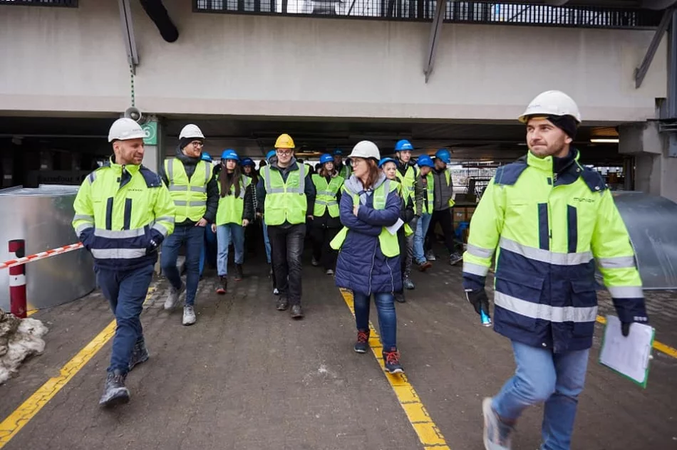 Wizyta na ogromnej budowie. Poznali realia pracy - zdjęcie 9