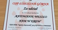 2 miejsce dla OSP Limanowa, 5 – dla OSP Łososina Górna w konkursie „Ratowanie weszło nam w krew” - zdjęcie 5