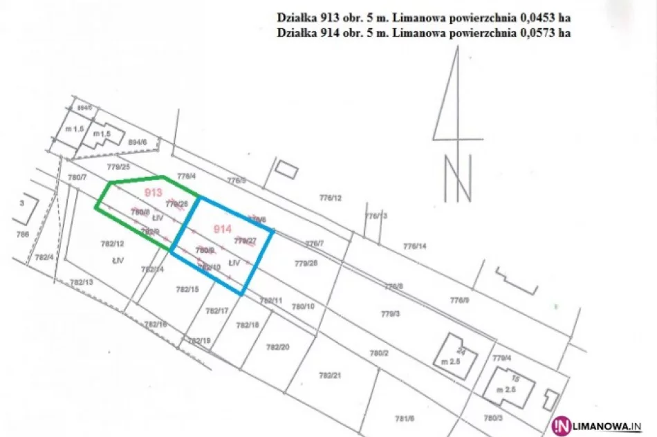 Działki na osiedlu Działy w Limanowej przeznaczone do sprzedaży - zdjęcie 2