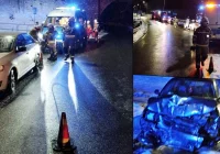 Samochód uderzył w wiadukt kolejowy - zdjęcie główne