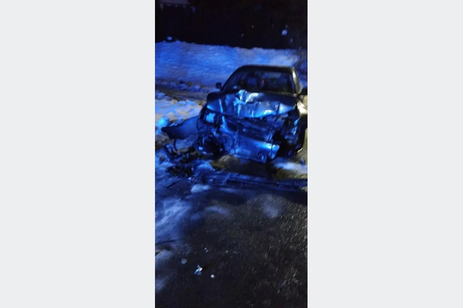 Samochód uderzył w wiadukt kolejowy - zdjęcie 4