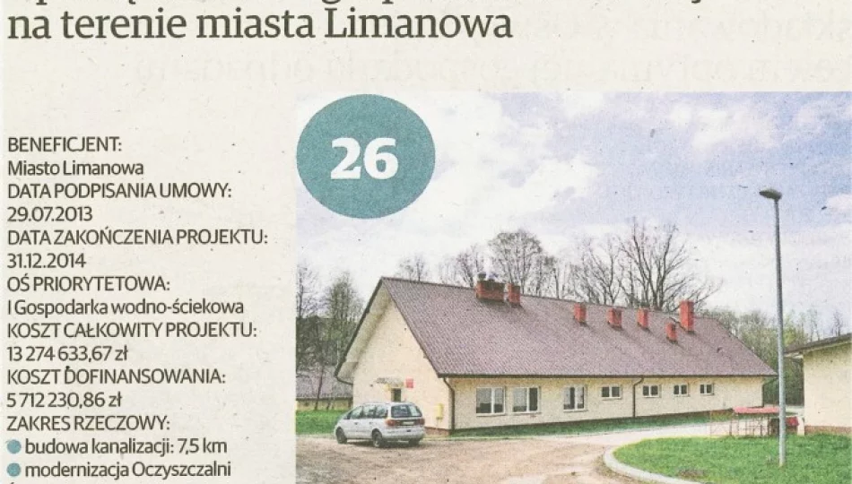 Wybierz eko.PROJEKT UE - zagłosuj na Limanową! - zdjęcie 1