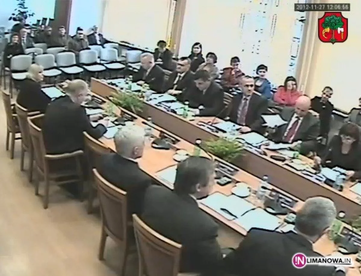 Zapis z obrad sesji Rady Miasta Limanowa