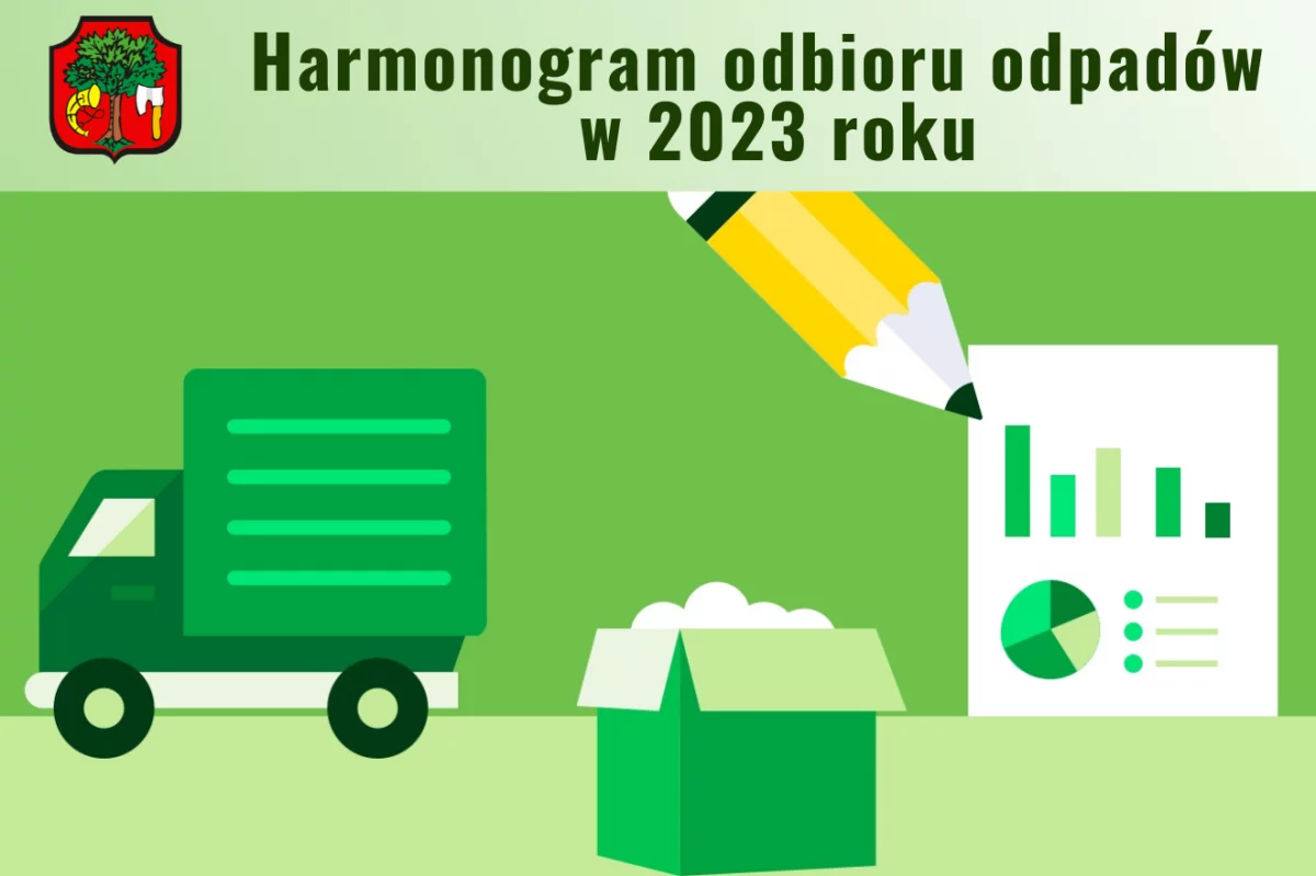 Harmonogram odbioru odpadów w 2023 roku