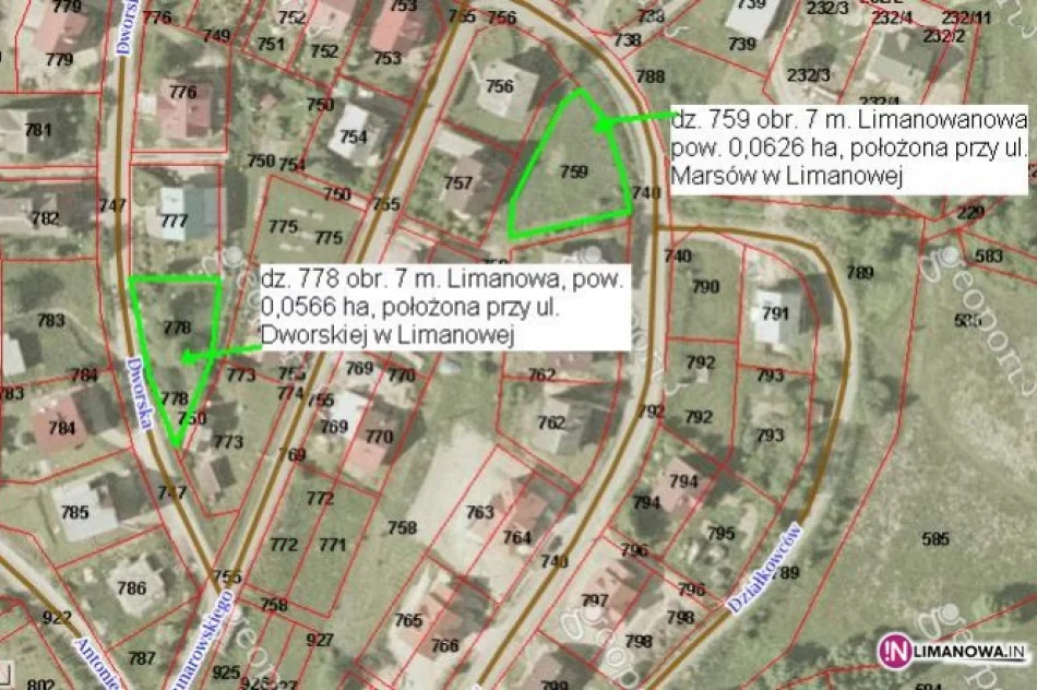 Przetarg na sprzedaż działek na osiedlu Marsów w Limanowej - zdjęcie 2