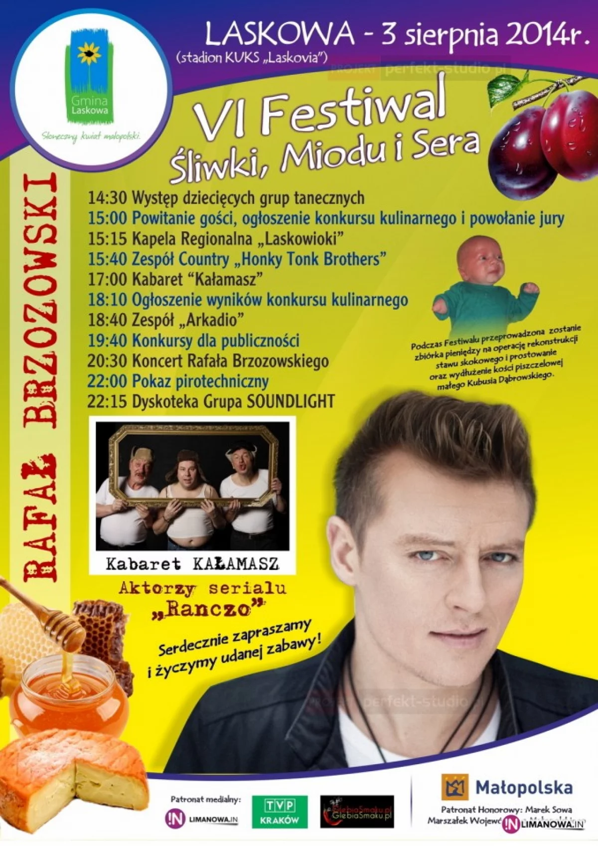 VI Festiwal Śliwki Miodu i Sera w Laskowej