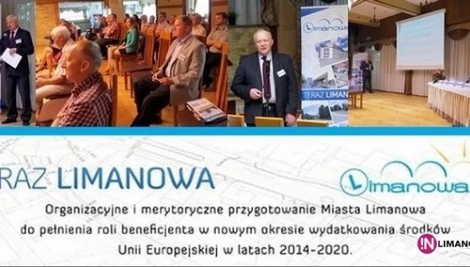 Zapraszamy na dzisiejsze spotkanie TERAZ LIMANOWA w sprawie pozyskiwania funduszy europejskich - zdjęcie 1