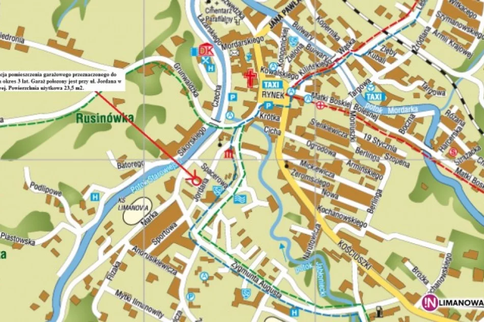 Przetarg na najem garażu przy ul. Jordana w Limanowej - zdjęcie 2