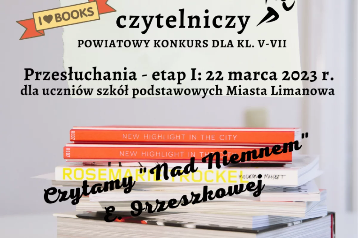 Ruszyły zapisy na Powiatowy Konkurs „MARATON CZYTELNICZY”