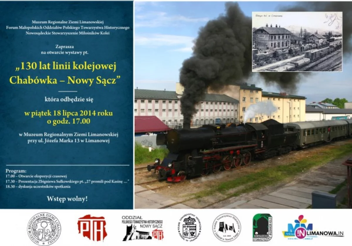 „130 lat linii kolejowej Chabówka – Nowy Sącz”
