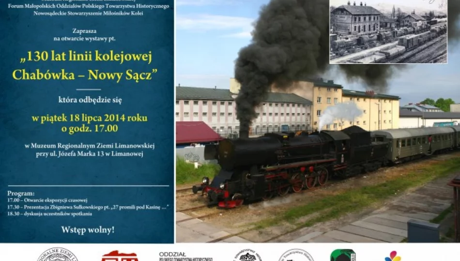 „130 lat linii kolejowej Chabówka – Nowy Sącz” - zdjęcie 1