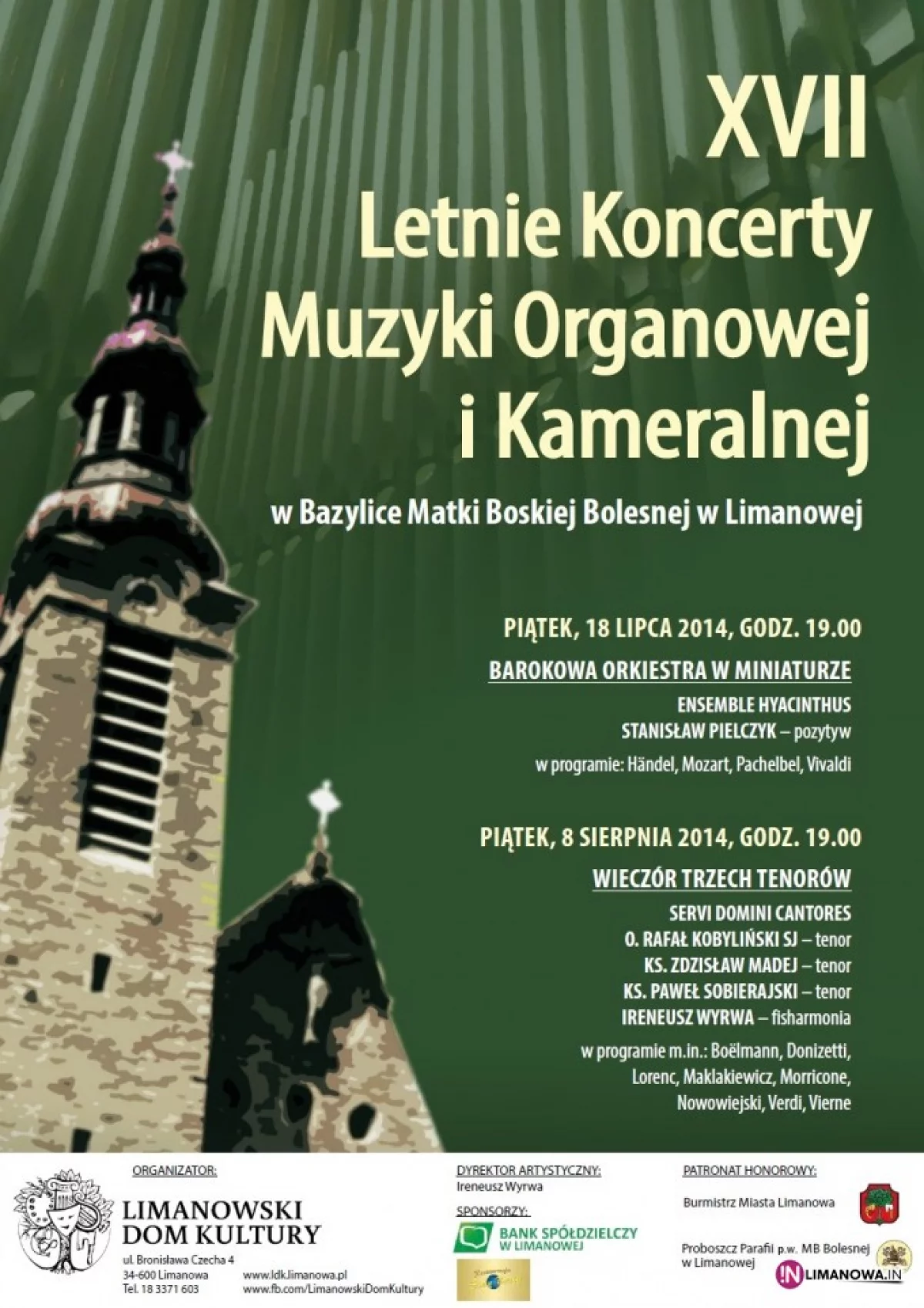 XVII Koncerty Organowe - pierwszy już w piątek 18 lipca!