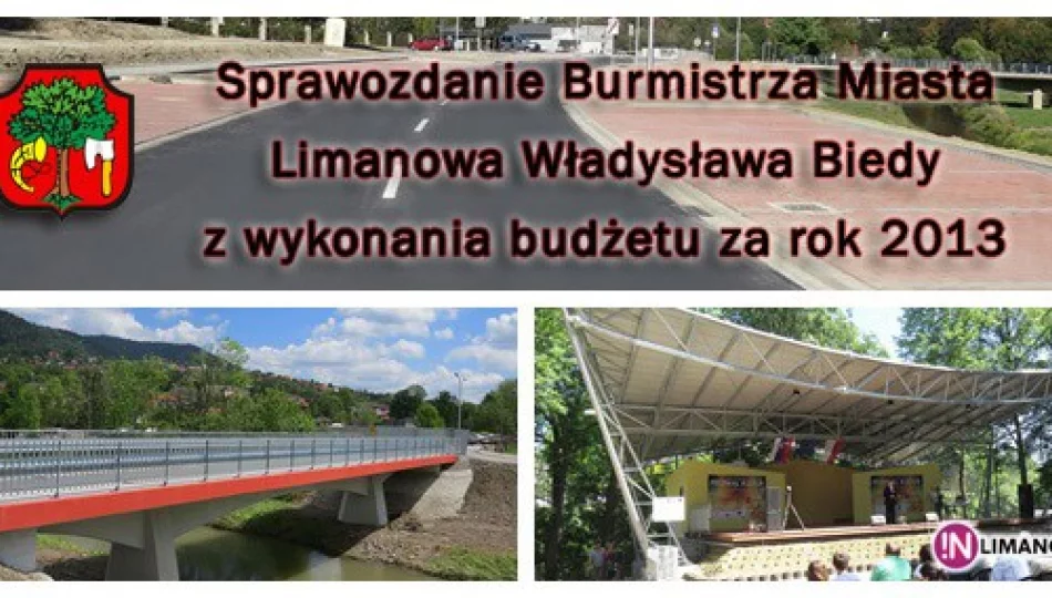 Sprawozdanie z wykonania budżetu za rok 2013 - zdjęcie 1