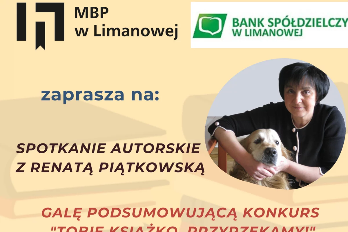 Spotkanie autorskie z Renatą Piątkowską na podsumowanie konkursu ,,Tobie książko przyrzekamy”