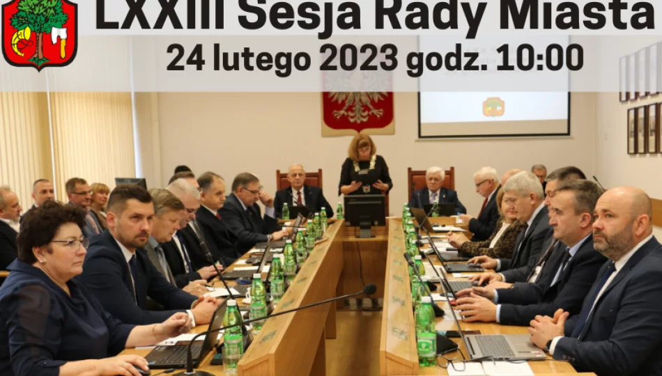 Sesja Rady Miasta Limanowa – 24 lutego godz.10:00 - zdjęcie 1