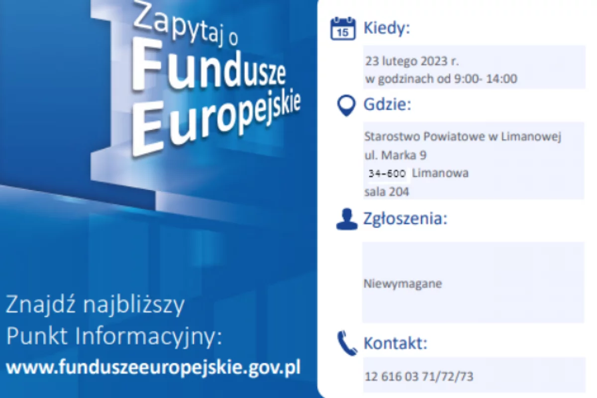 Zapytaj o Fundusze Europejskie