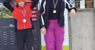 Sukces uczniów limanowskiej „Jedynki” na powiatowych zawodach SLALOM GIGANT w Kasinie Wielkiej - zdjęcie 2