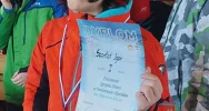Sukces uczniów limanowskiej „Jedynki” na powiatowych zawodach SLALOM GIGANT w Kasinie Wielkiej - zdjęcie 4