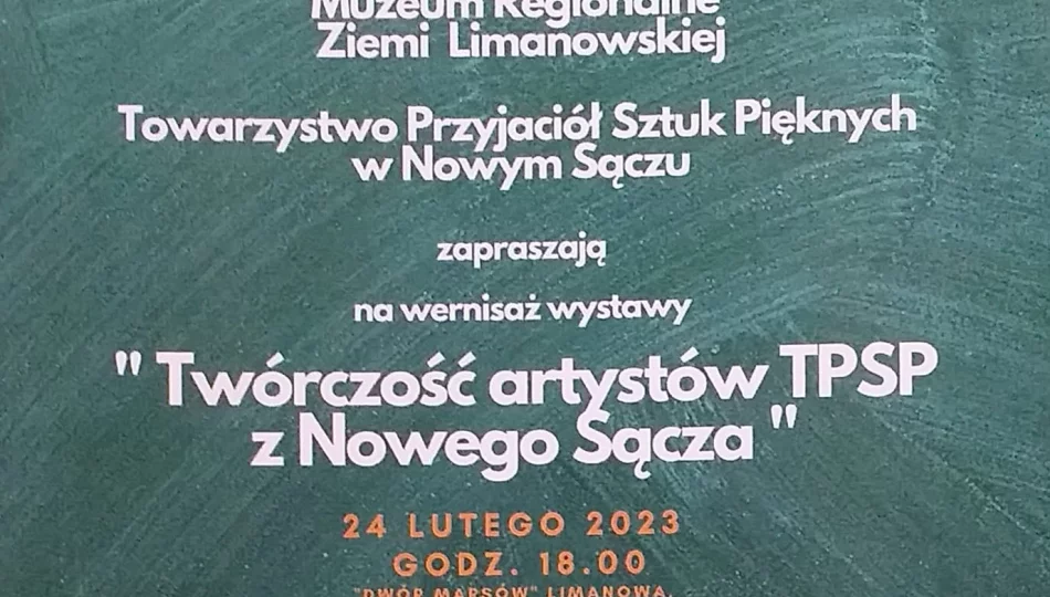 Wernisaż wystawy twórczości artystów sądeckiego Towarzystwa Sztuk Pięknych w limanowskim muzeum - zdjęcie 1