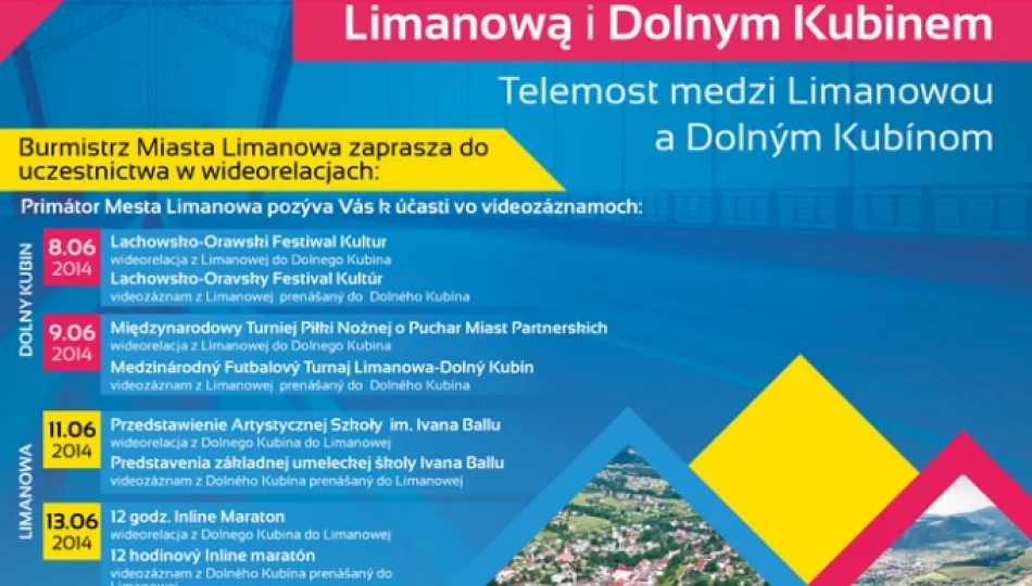 Burmistrz Miasta Limanowa zaprasza na wideorelacje ! - zdjęcie 1