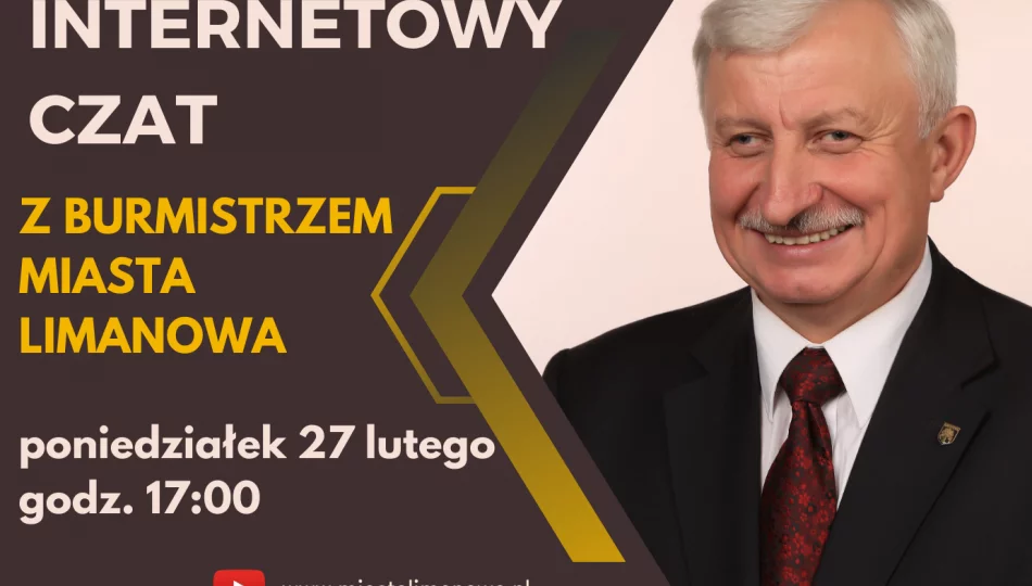 Czat z Burmistrzem – w poniedziałek 27 lutego - zdjęcie 1