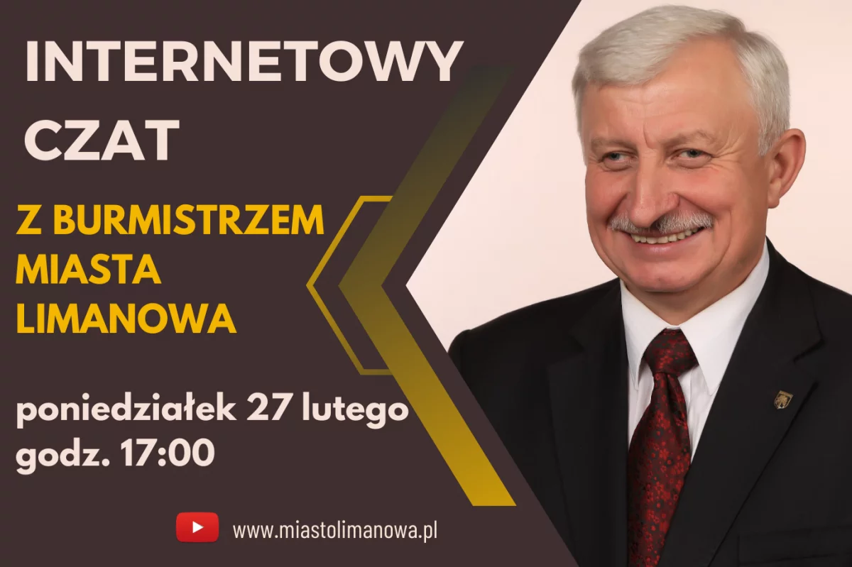 Czat z Burmistrzem – w poniedziałek 27 lutego