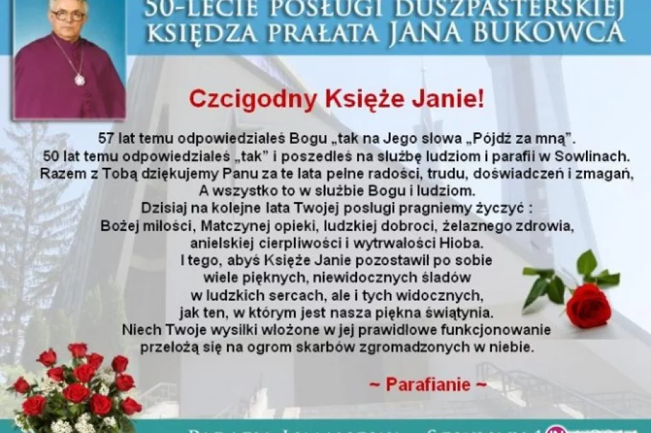 Jubileusz ks. Prałata Jana Bukowca – budowniczego kościoła - zdjęcie 4