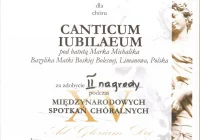 Chór Mieszany CANTICUM IUBILAEUM na podium! - zdjęcie główne