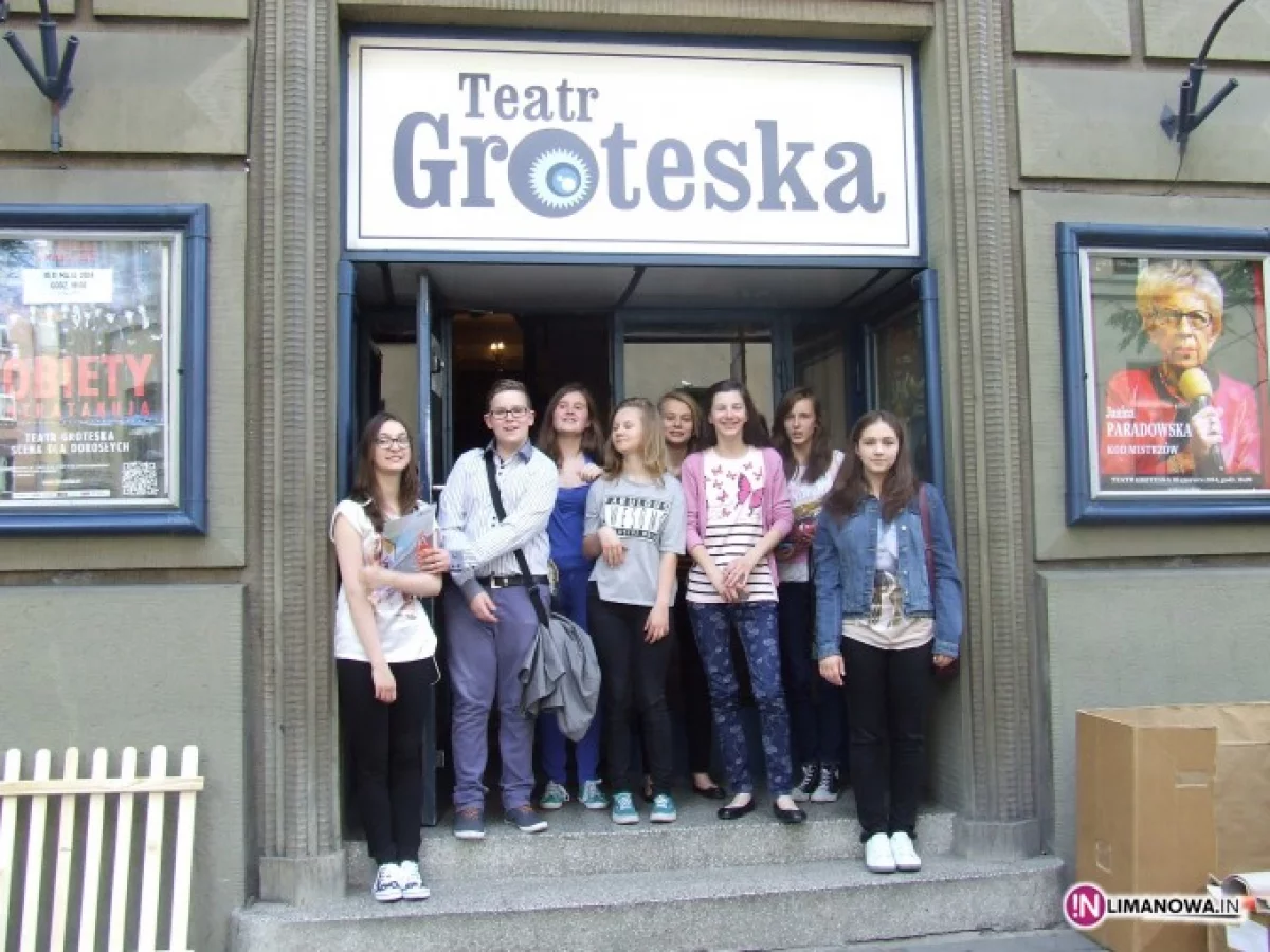 Grupa Teatralna „M.A.S.K.A” z ZS w Mordarce w Teatrze „Groteska”
