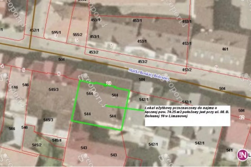 Burmistrza Miasta Limanowa ogłasza  przetarg na najem pom. użytkowych  przy ul. M. B. Bolesnej 10 - zdjęcie 2
