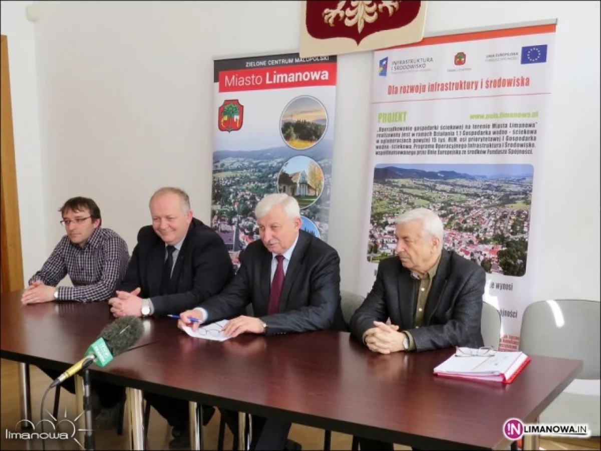 Konferencja prasowa w Urzędzie Miasta Limanowa