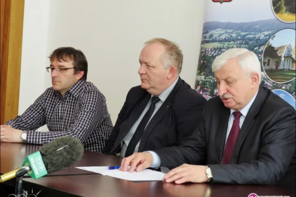 Konferencja prasowa w Urzędzie Miasta Limanowa - zdjęcie 2