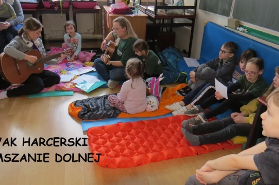 Zuchy i harcerze z ”Jedynki” na wyjątkowym biwaku harcerskim w Mszanie Dolnej - zdjęcie 5