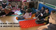 Zuchy i harcerze z ”Jedynki” na wyjątkowym biwaku harcerskim w Mszanie Dolnej - zdjęcie 5