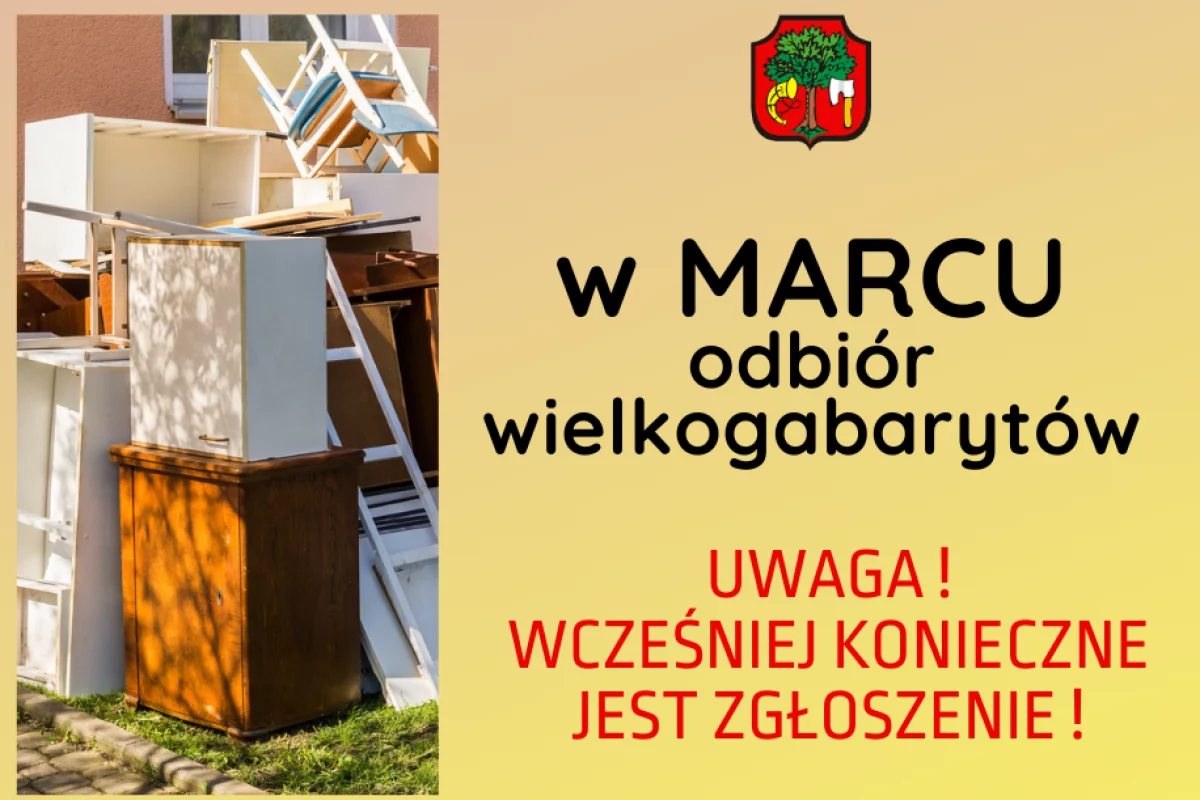 W marcu odbiór "wielkogabarytów"