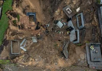 Małopolskie: Kolejne zapadlisko na ogródkach działkowych w Trzebini - zdjęcie główne