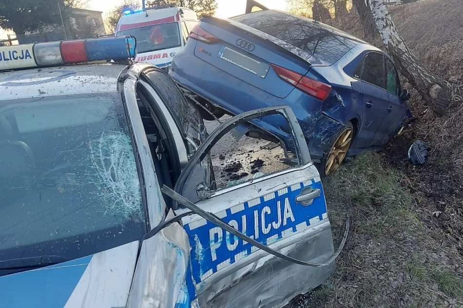 Małopolskie: Policjanci zatrzymali uciekającego kierowcę audi; padły strzały - zdjęcie 4